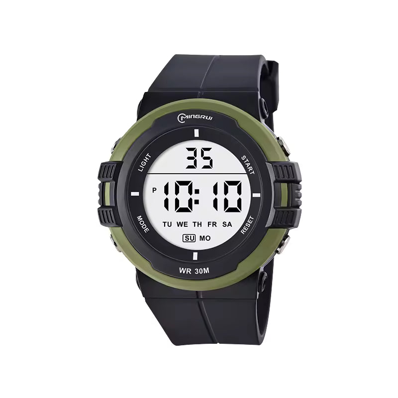 Mingrui Wholesales Custom Display Sport Outdoor Men's Waterpoof Digital Watches for Men